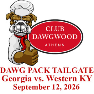 UGA vs Western KY Football Dawg Pack Tailgate Sep 12, 2026